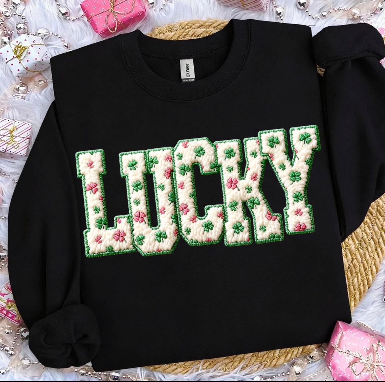 Lucky Faux Patchwork Apparel