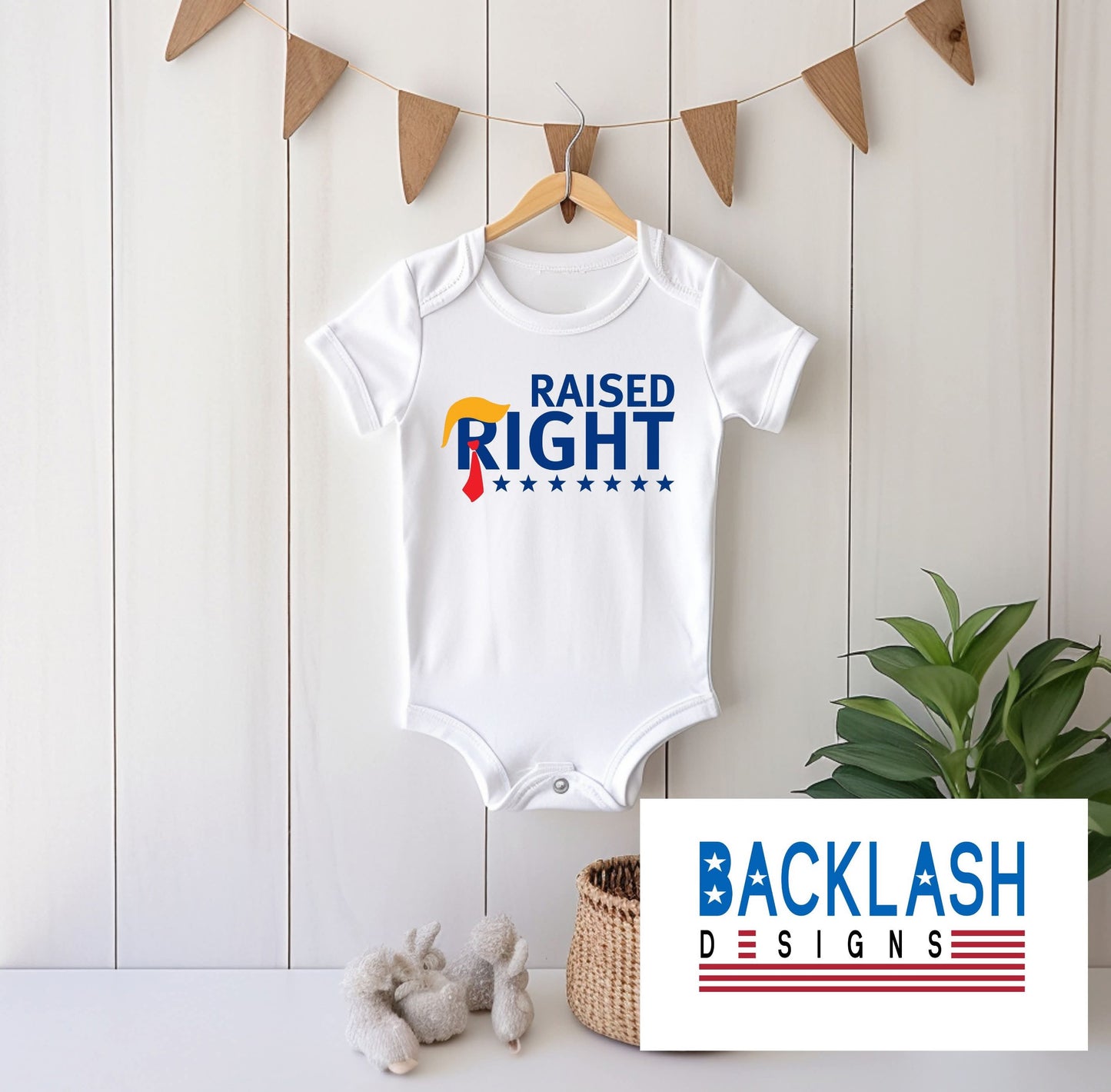 Raised Right Onesie