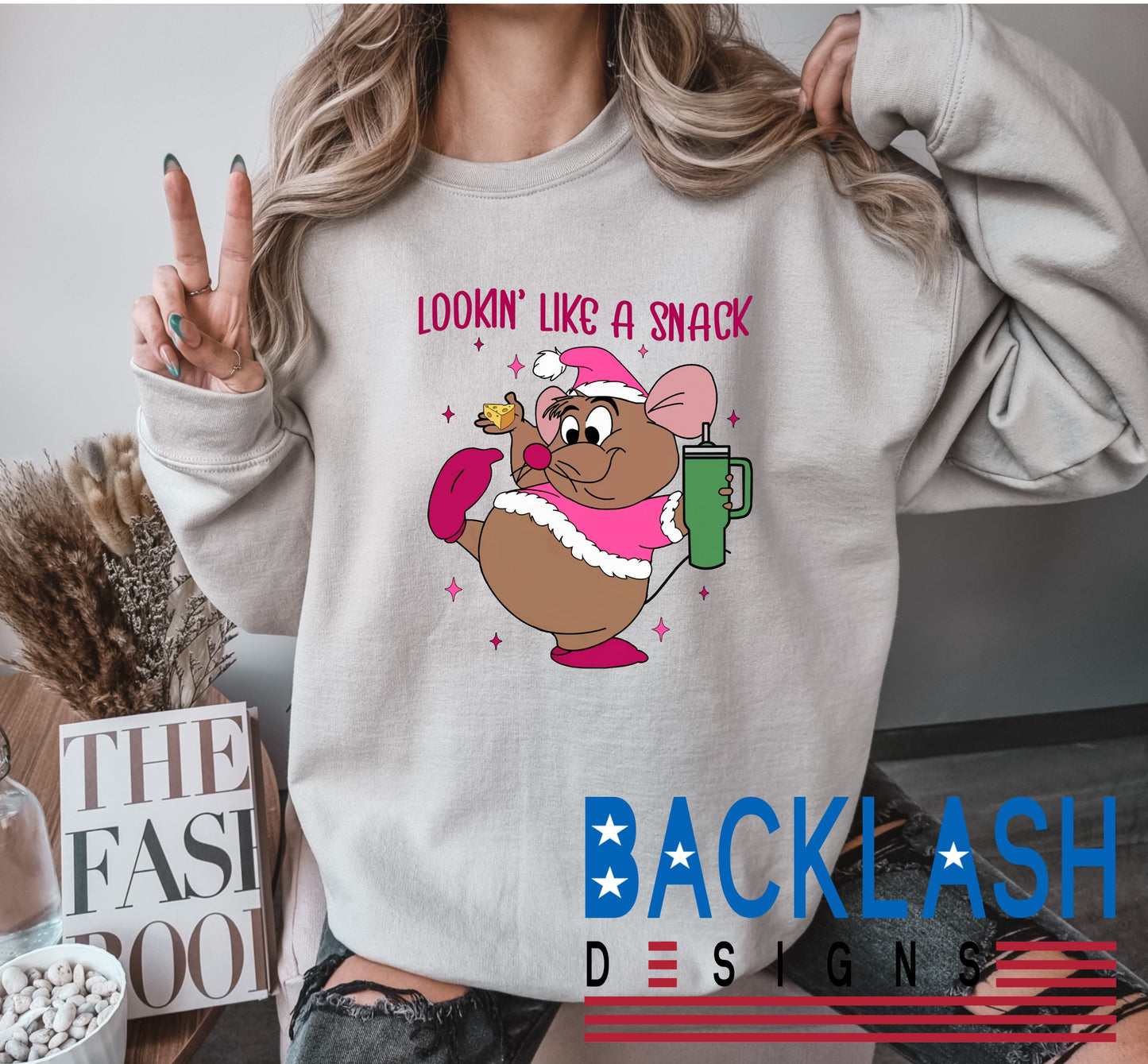 Christmas Mouse SAND Sweatshirt