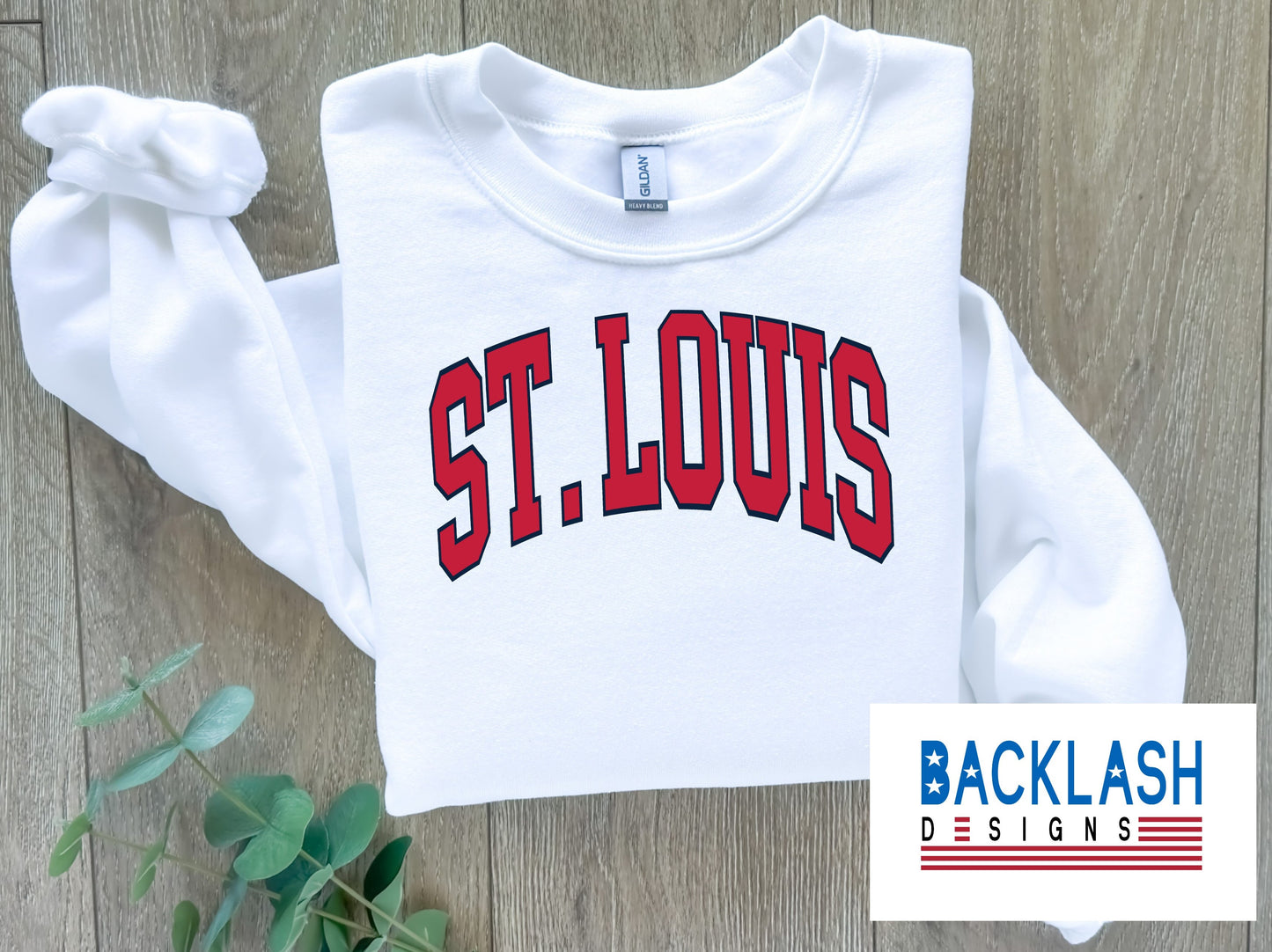 SAINT LOUIS VARSITY (white) Sweatshirt/Hoodie/Tee