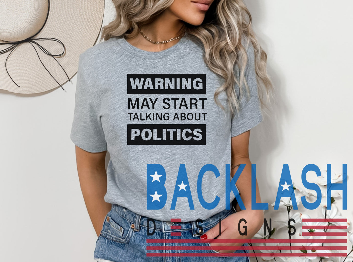 Warning Politics Tee