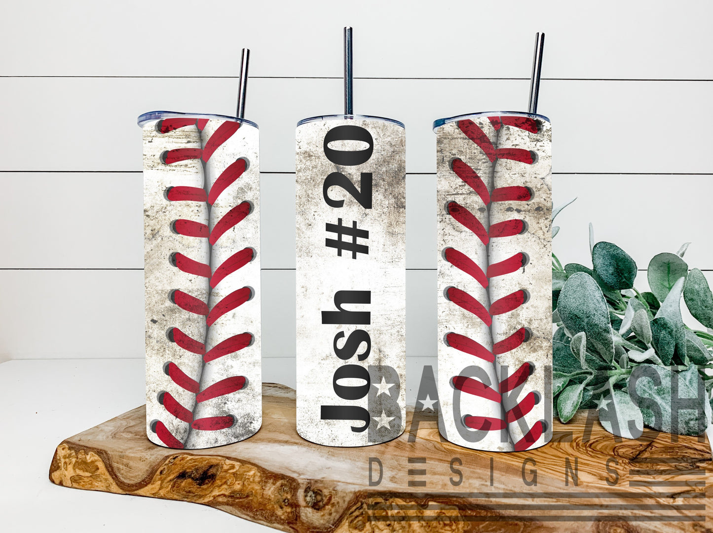 Custom Baseball Tumbler