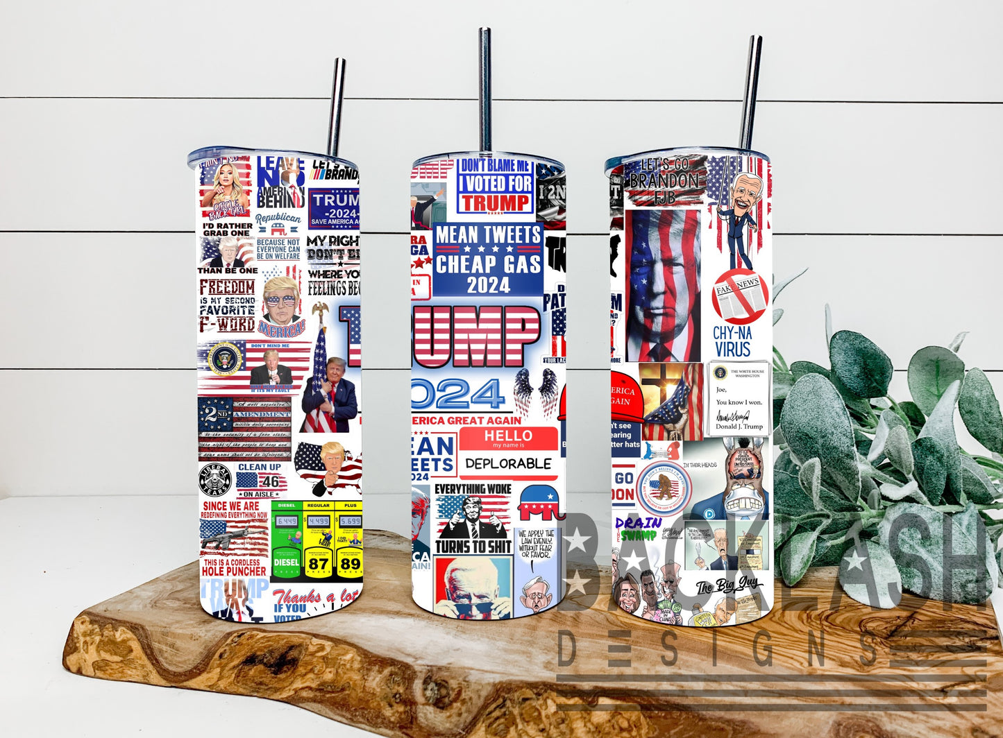 Badass Brandon Collage Tumbler