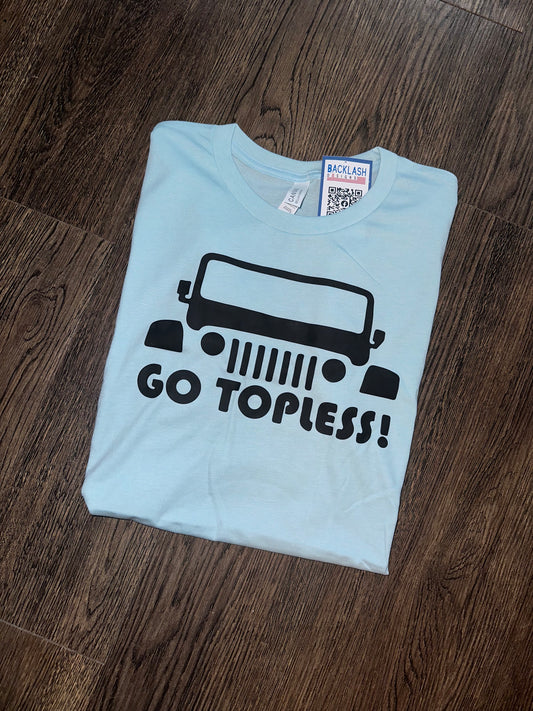 Light Blue Topless Tee