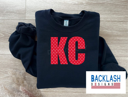 KC Polka Dot Sweatshirt
