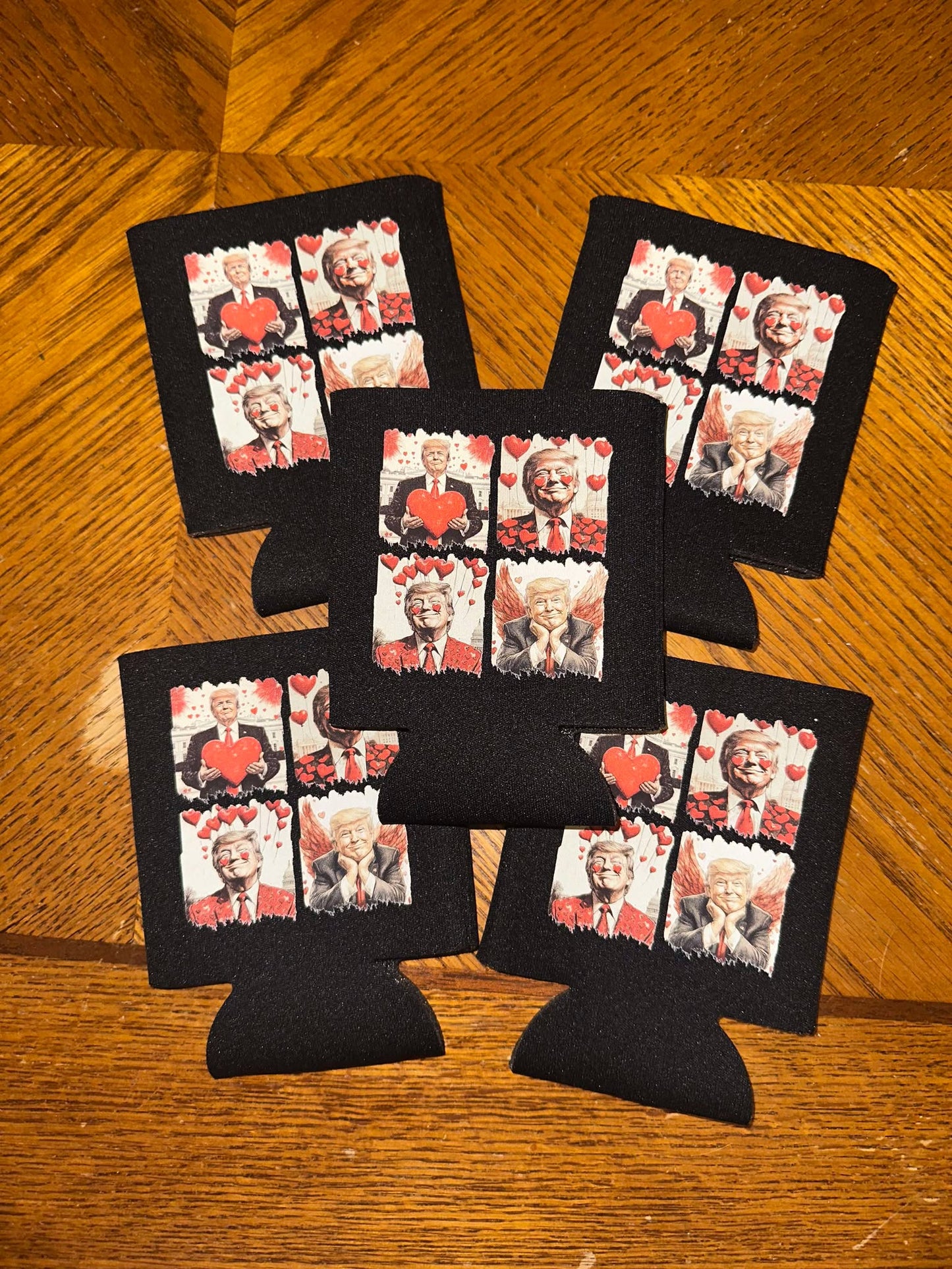 TRUMP VALENTINES CAN COOLER