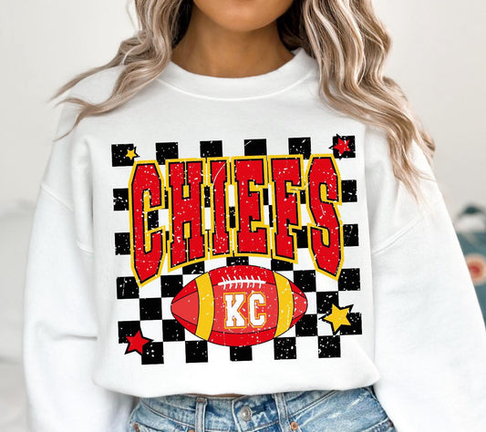 KC Checkered Sweatshirt