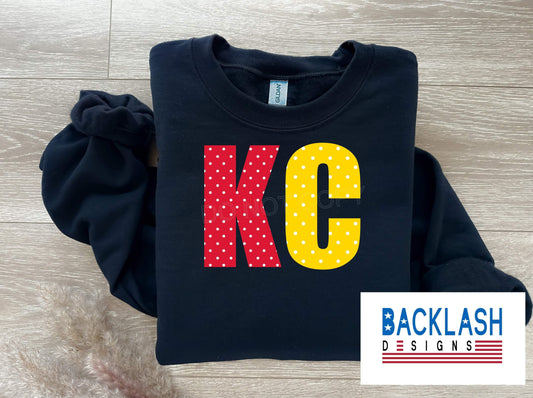 KC Multi Polka Dot Sweatshirt
