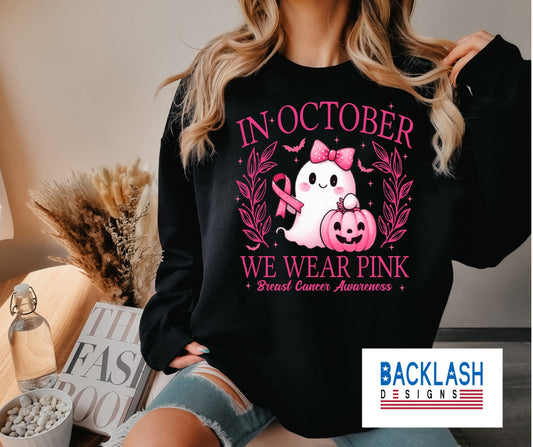 October Breast Cancer Ghost APPAREL