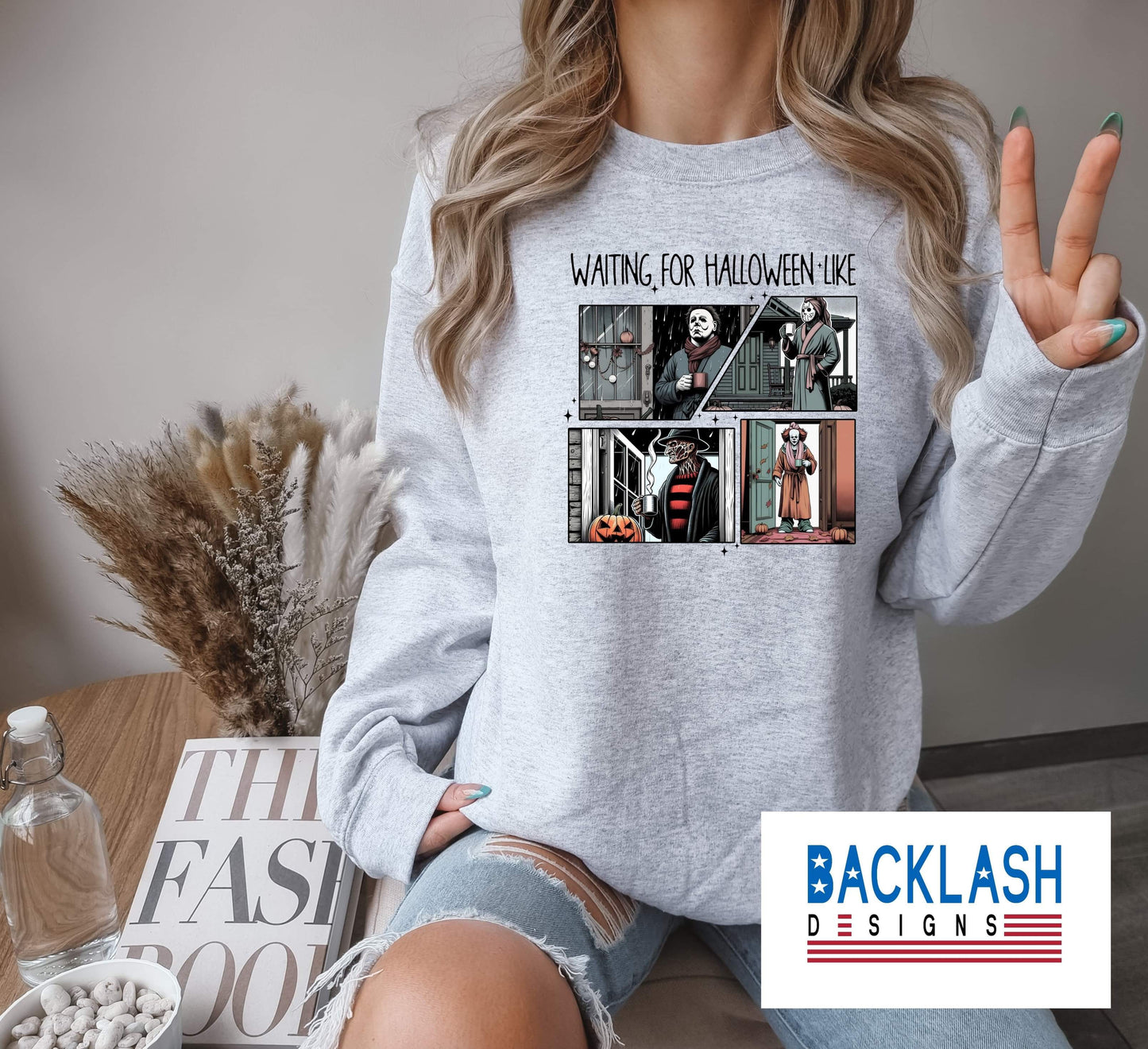 Waiting for Halloween Sweatshirt