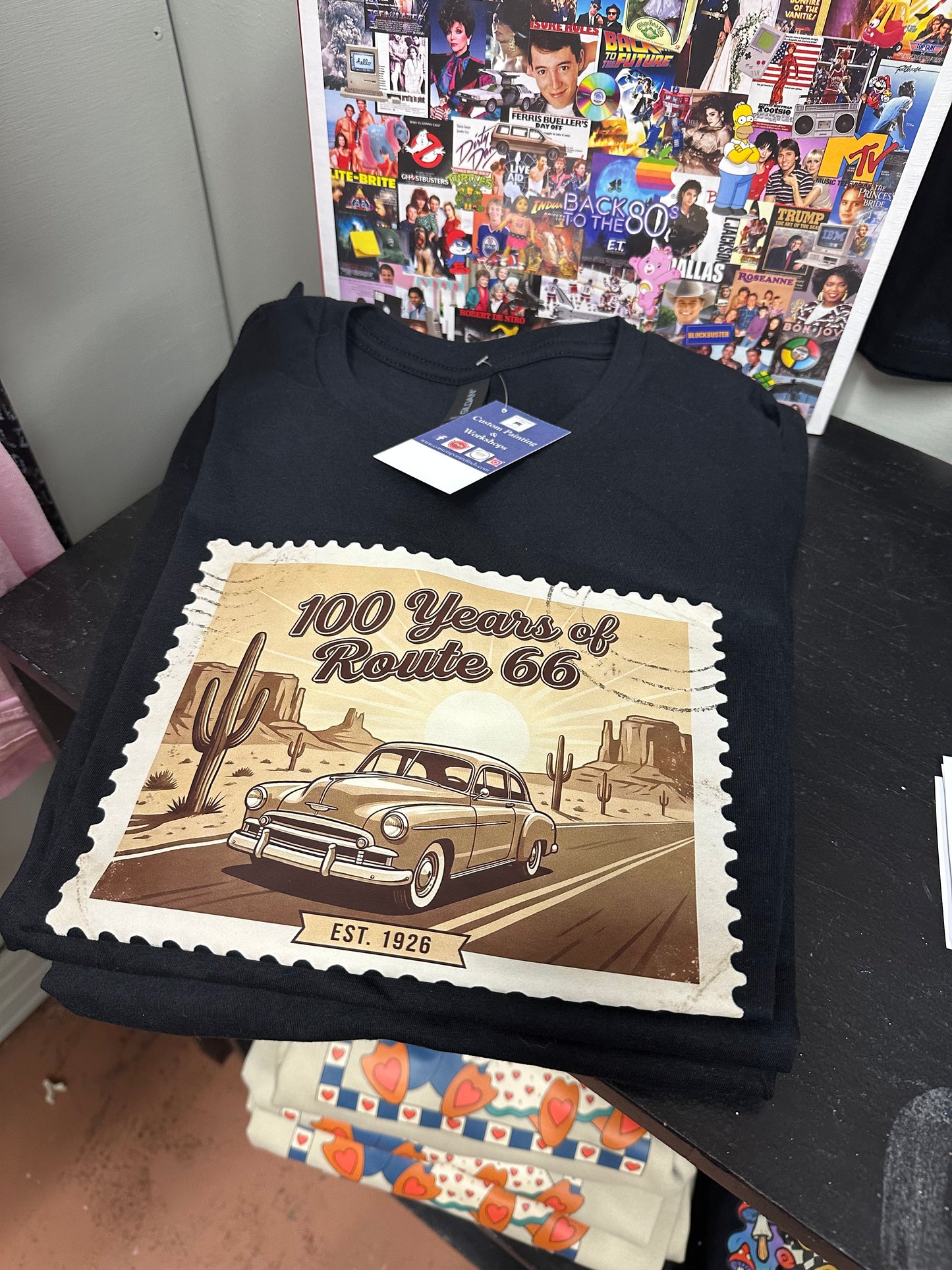 Route 66 Black/White Apparel