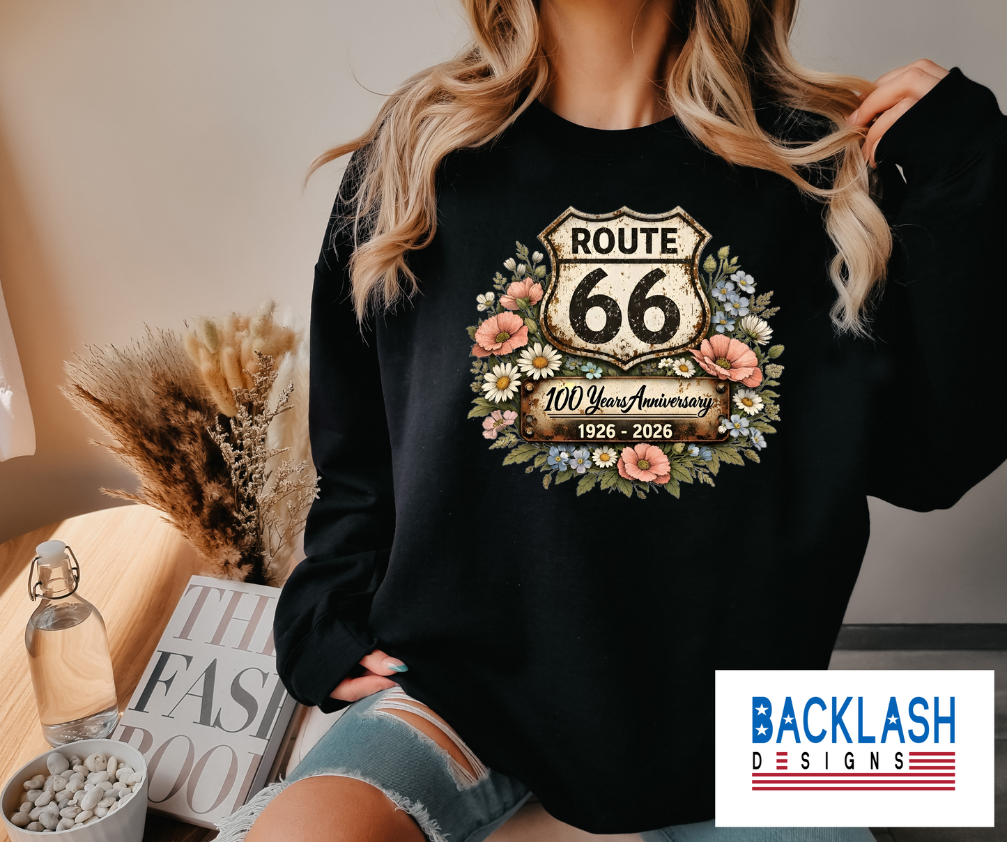 Floral Route 66 Apparel