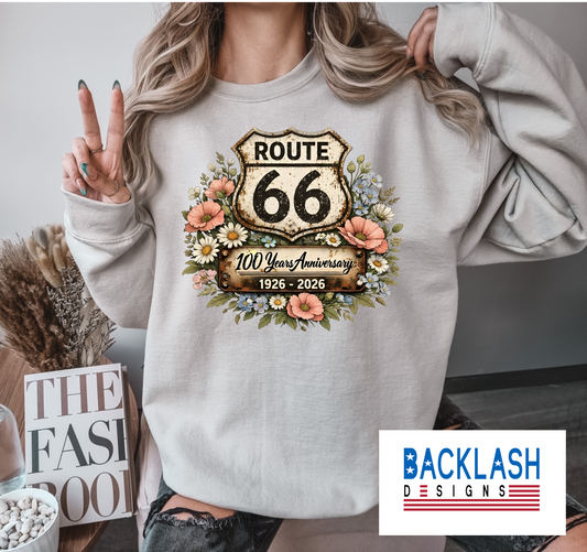 Floral Route 66 Apparel