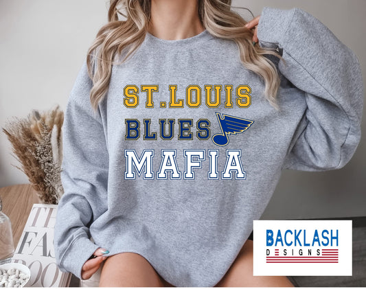 BLUES MAFIA (light grey) Sweatshirt