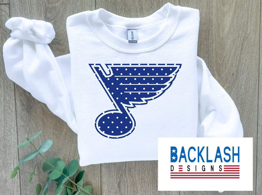 Blue Note Navy and White Sweatshirt