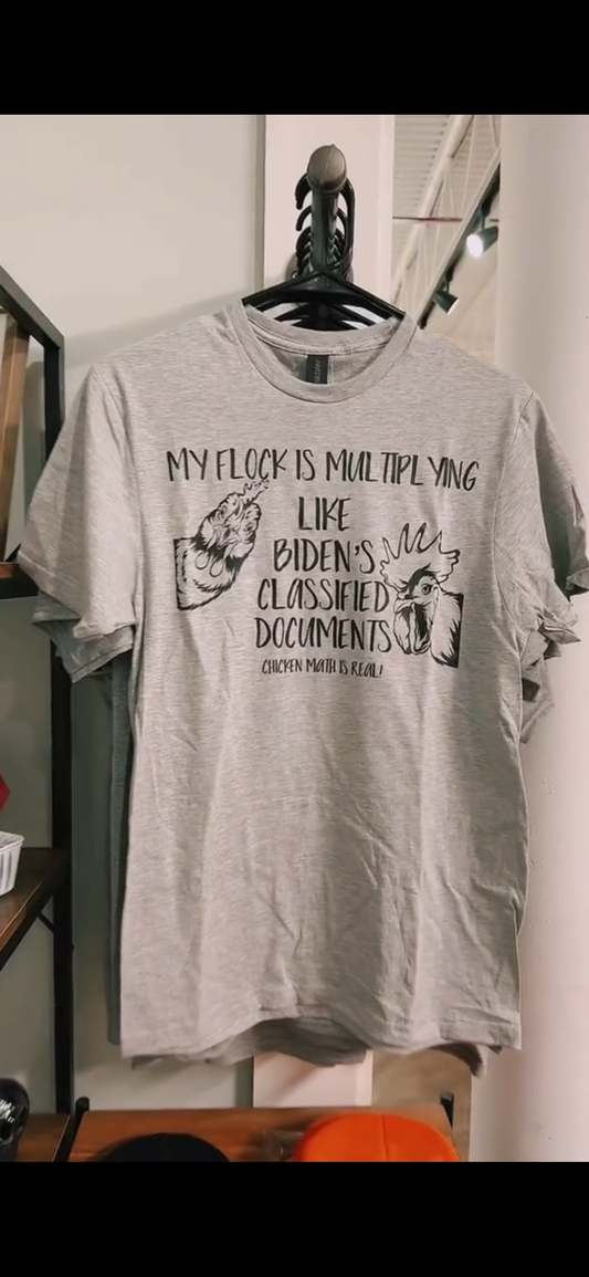 Chicken Math Tee