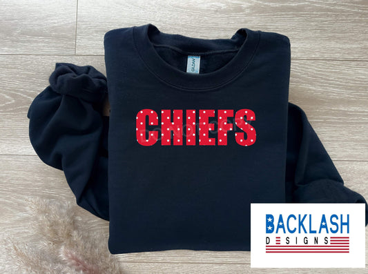 Chiefs Polka Dot Sweatshirt