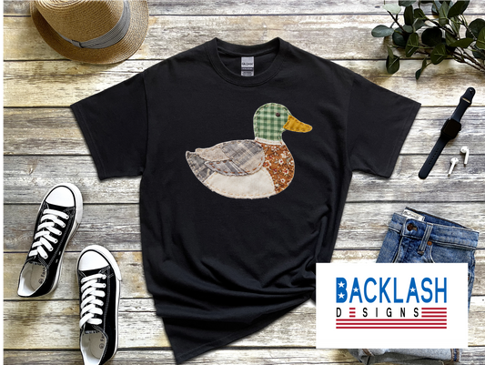 Faux Patchwork Mallard Duck Apparel