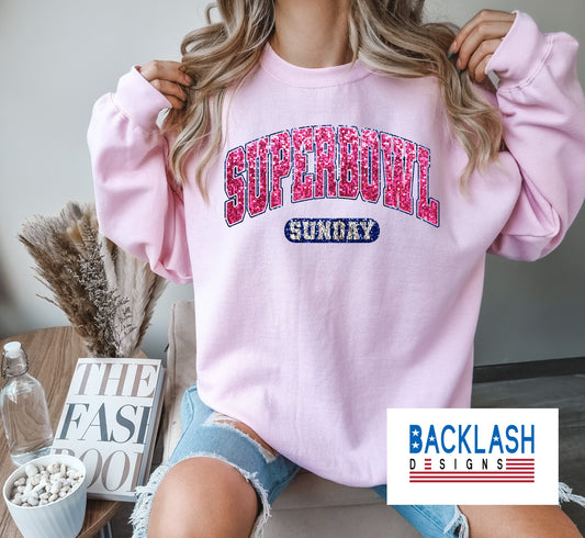 SuperBowl PINK Sweatshirt