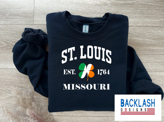 St. Louis 1764 IRISH FLAG Sweatshirt