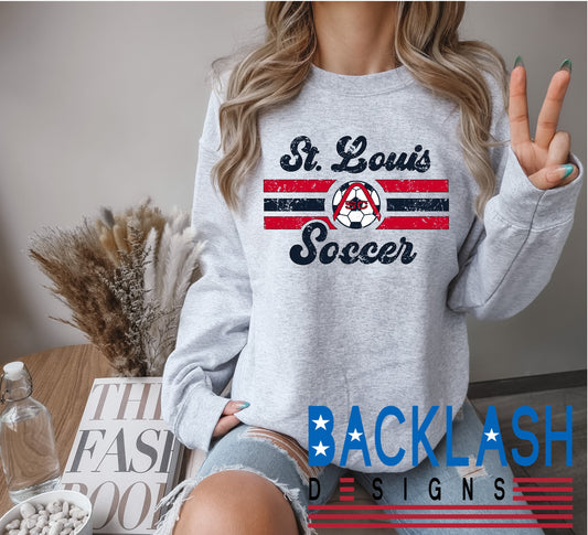 Vintage STL Soccer Sweatshirt