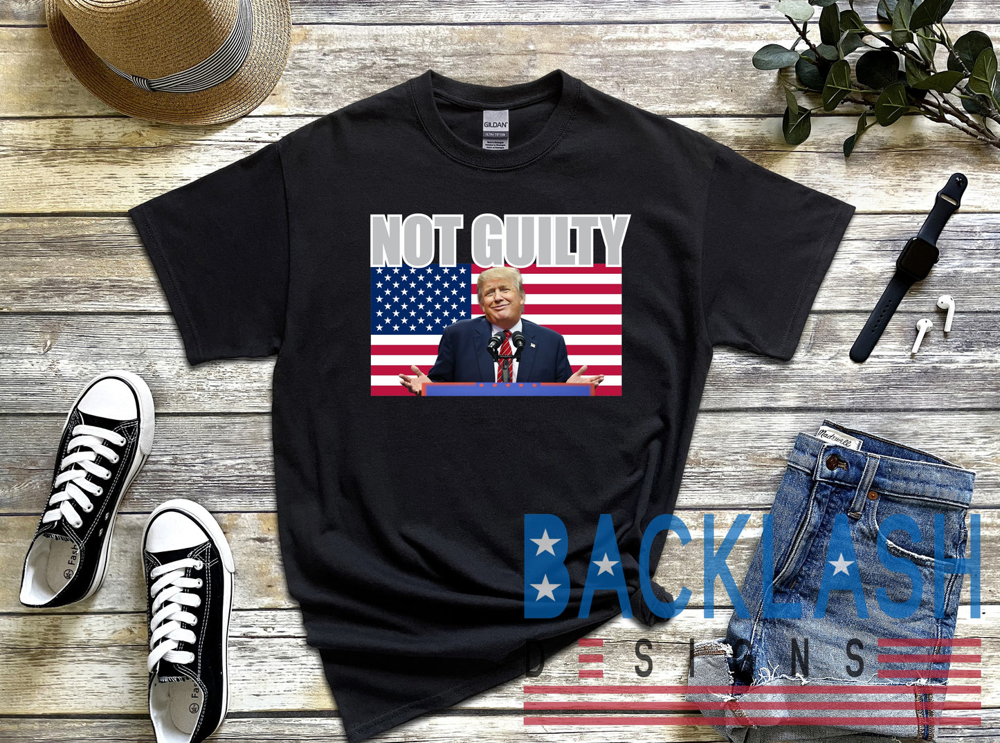 Not Guilty Flag Tee