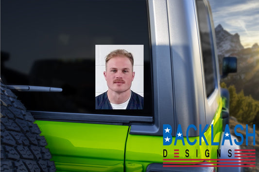 ZB Mugshot Sticker