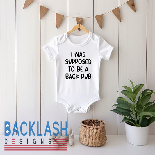 Back Rub Onesie