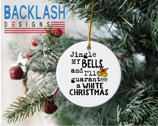 White Christmas Ornament
