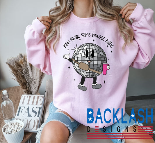 New Years Ball PINK Sweatshirt