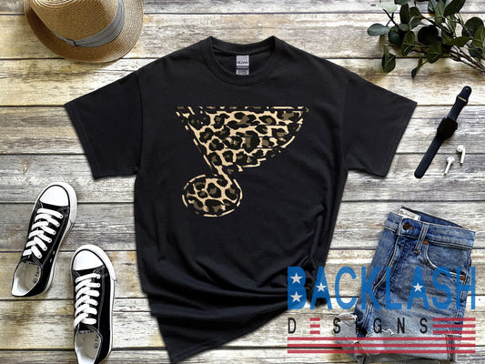 Cheetah Blue Note Tee