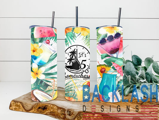 Floral Buffet Tumbler