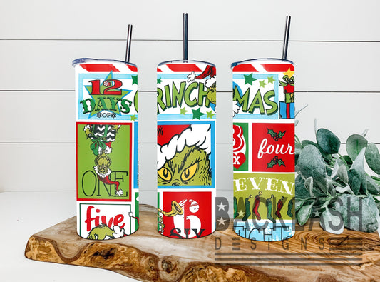 Green Man Color Block Tumbler