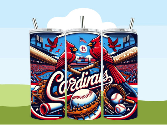 Cardinals Birds Tumbler