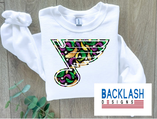 Blue Note Feathers Sweatshirt