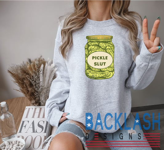 Vintage Pickle Slut Sweatshirt