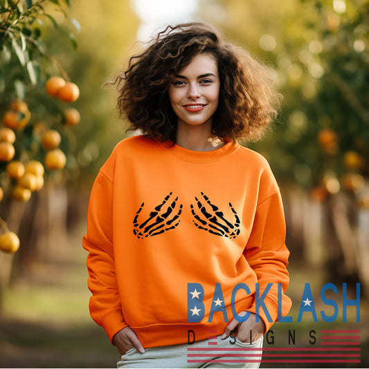 Skeleton Hands Sweatshirt