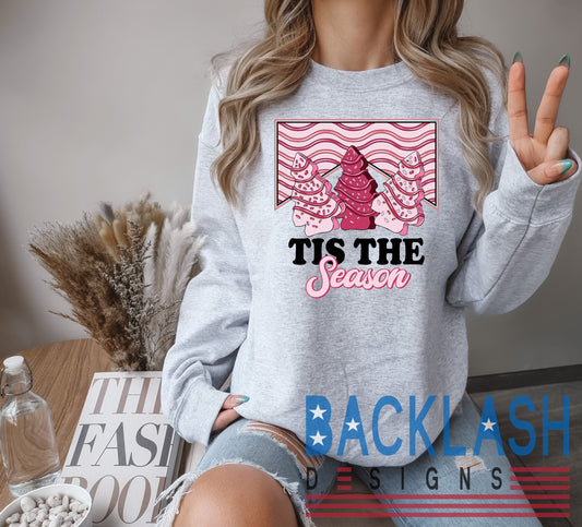 Tis The Season PINK Sweatshirt