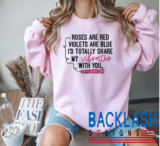Sharing Vibrator Sweatshirt