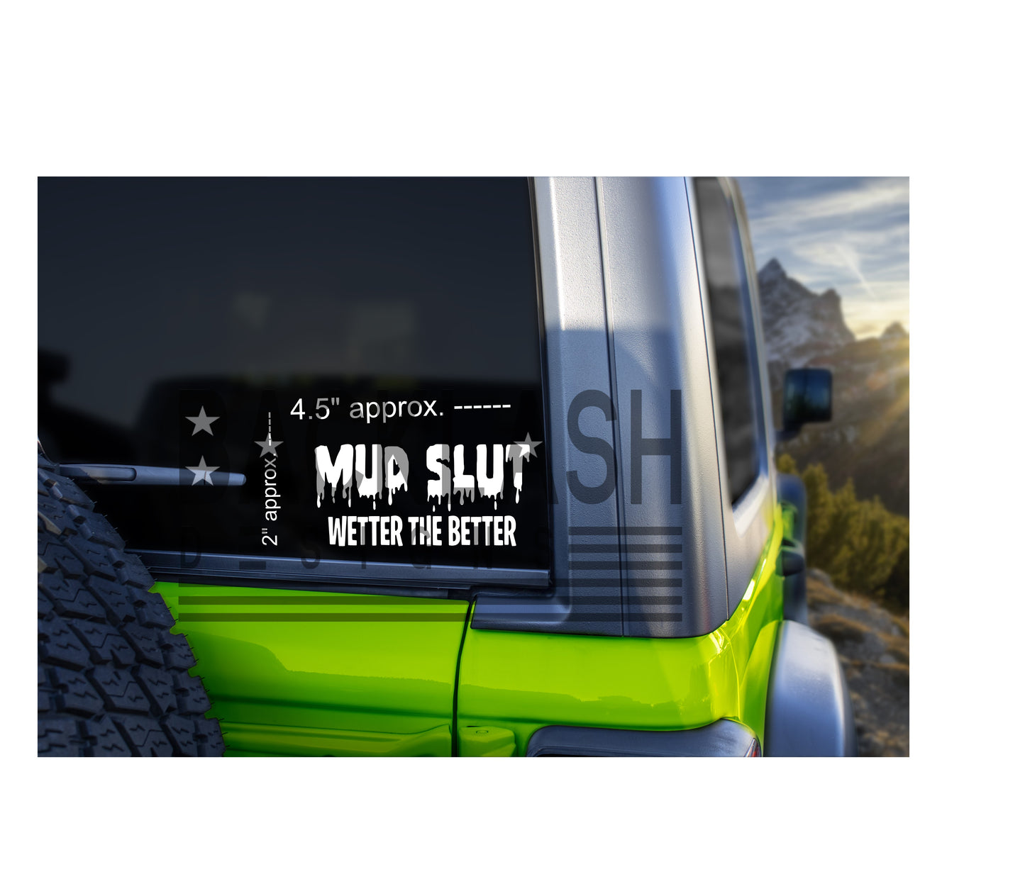 Mud Slut Sticker