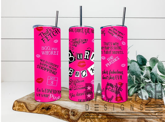 Bad Bitch Book Tumbler