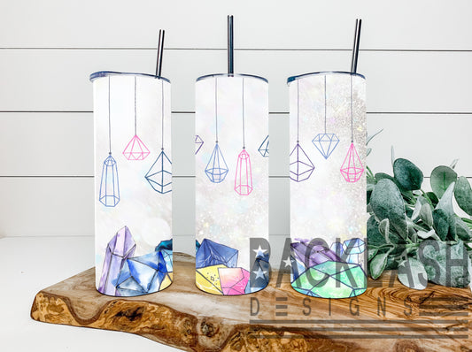 Colored Crystals Tumbler