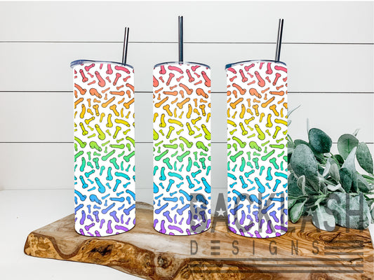 Colorful Dicks Tumbler