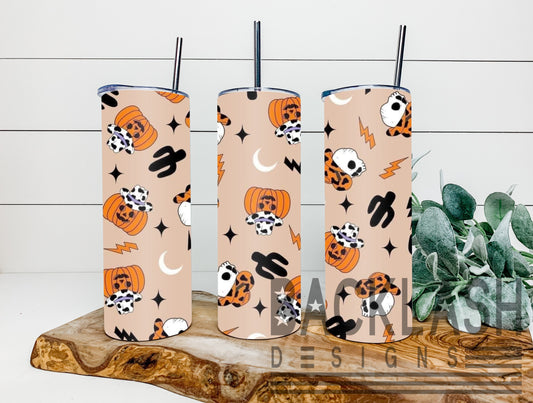 Halloween Cowboy Tumbler