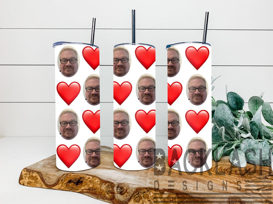 Custom Face Photo Tumbler