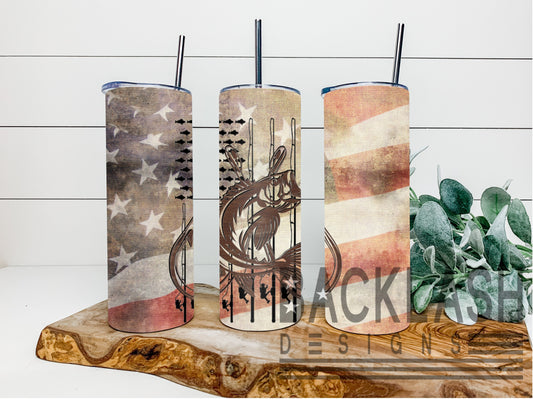 Flag Fish Tumbler