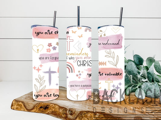 Religious Affirmations Tumbler