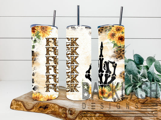 Sunflower Fuck Tumbler