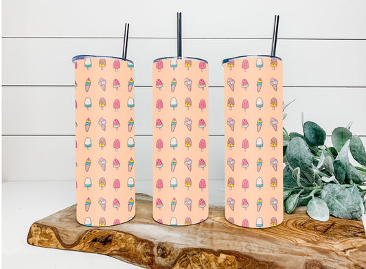Ice Cream Collage Tumbler