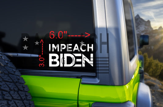 Impeach Biden Sticker